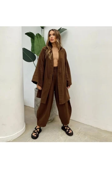 Müslin Kimono Takım