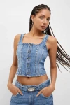 Denim crop